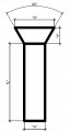 Bevel Head Punch diagram
